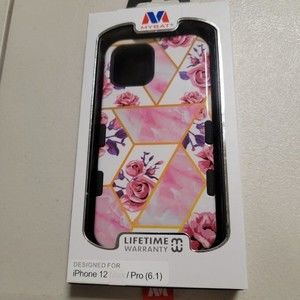Apple iPhone 12 / 12 Pro Phone Case - Pink Flower
